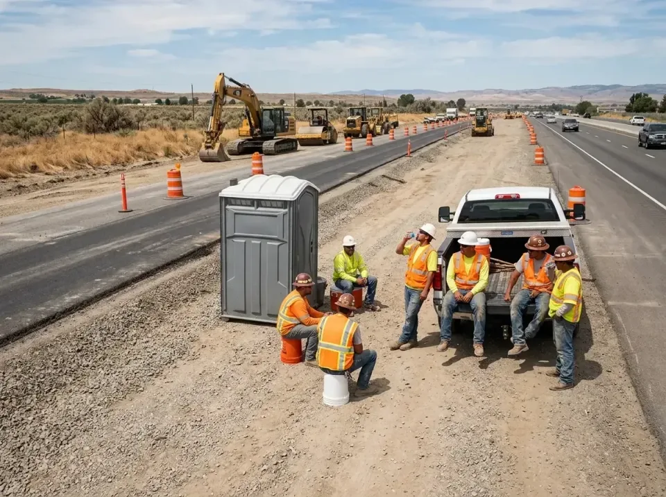 highway-road-construction-crew-007 — frequently asked questions, Porta Potty and Restroom Rentals in Calimesa, CA